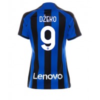 Inter Milan Edin Dzeko #9 Fotballklær Hjemmedrakt Dame 2022-23 Kortermet